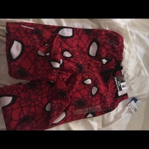 Nwt kids size 8 Spider-Man pj pants